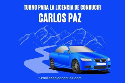 Turno para la licencia de manejar en Carlos Paz